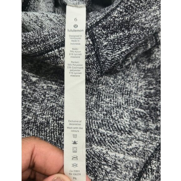 Lululemon Hoodie Women 6 Forever Endeavour Rush Jacquard Athleisure Gym Lw3bgas - Picture 5 of 7